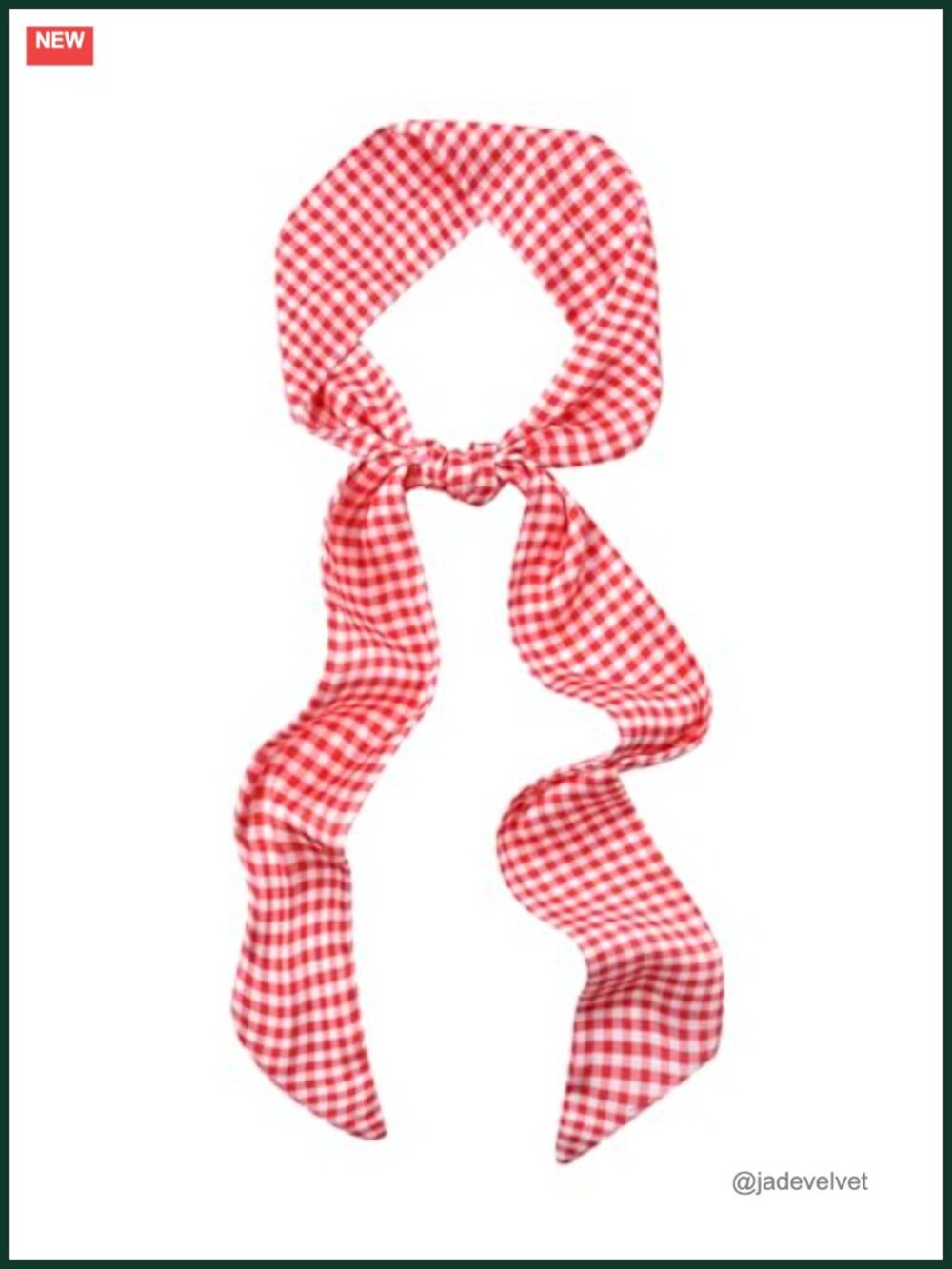Silk Feel Polyester Skinny Scarf Multiuse Neck Bow Tie Hair Band Purse Scarf